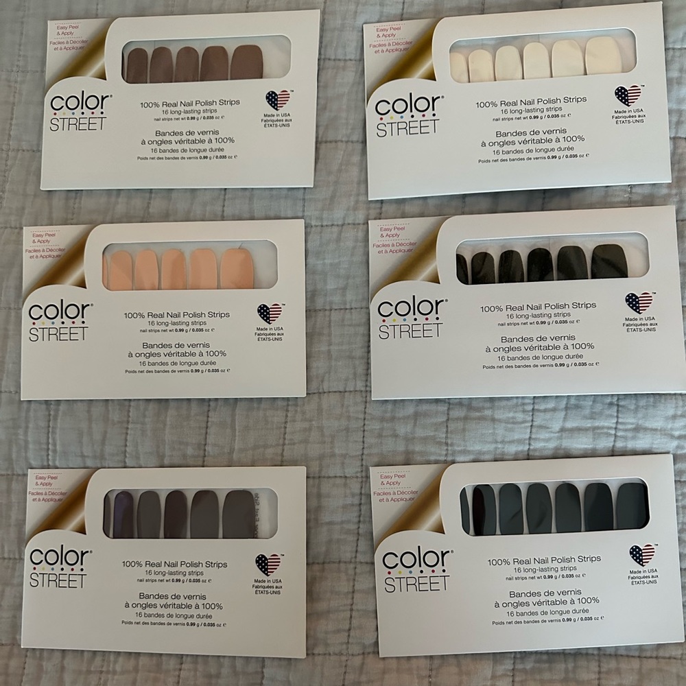 19 sets of Color Street Nails